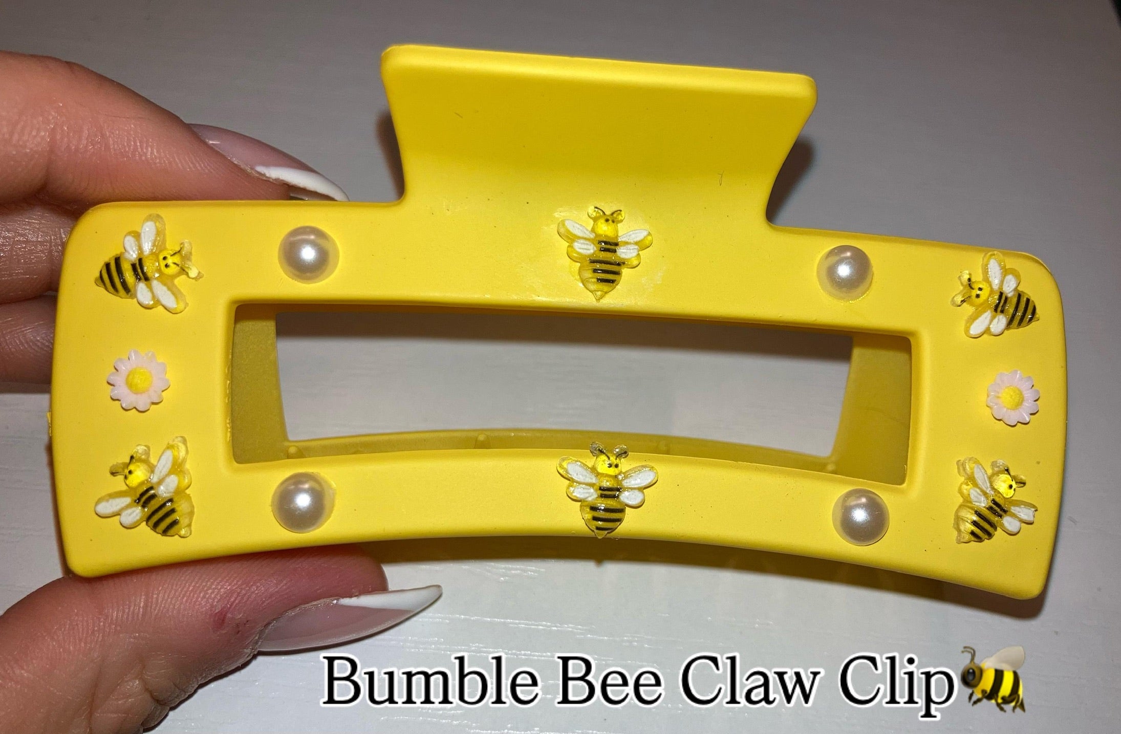 Bumble Bee Claw Clip