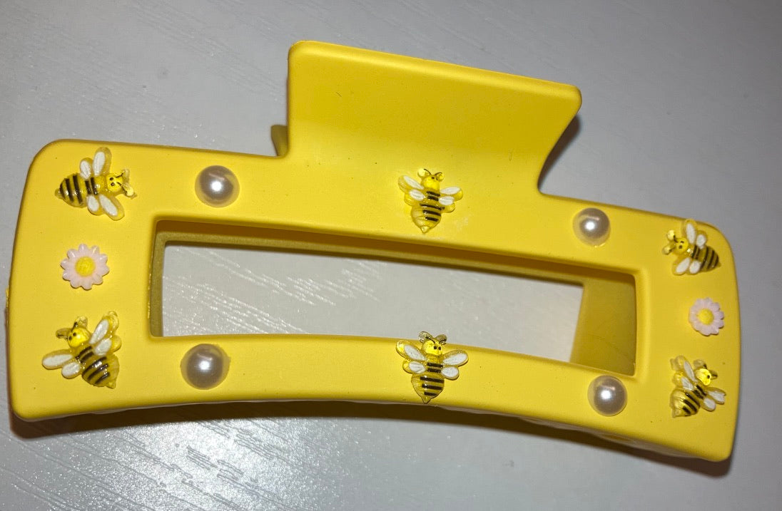 Bumble Bee Claw Clip